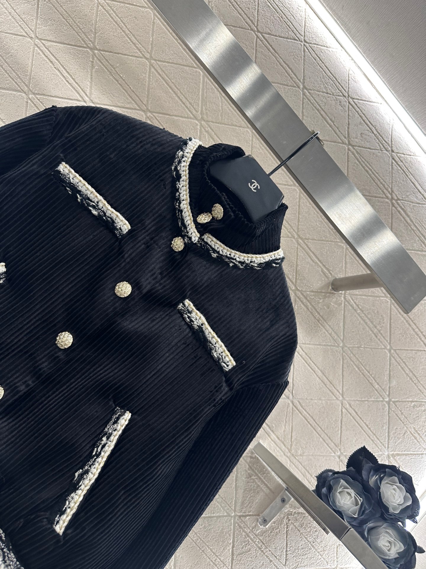 hem corduroy jacket
