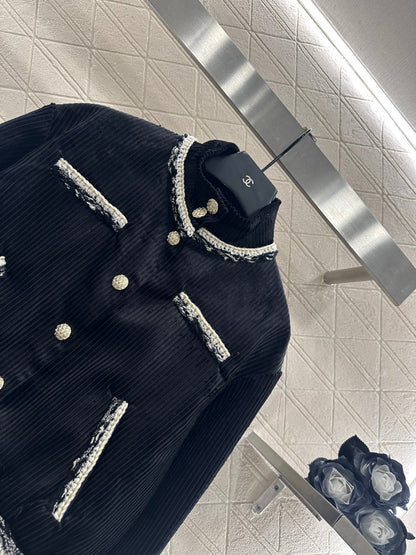 hem corduroy jacket