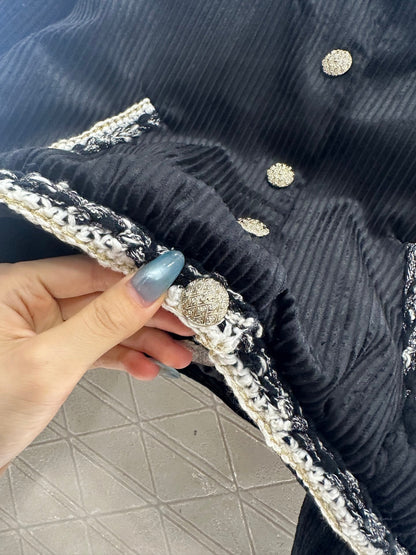 hem corduroy jacket