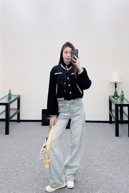 hem corduroy jacket