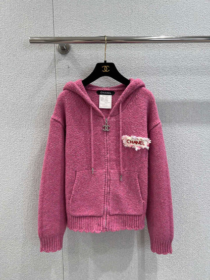 Vintage Collection Hooded Cashmere Cardigan